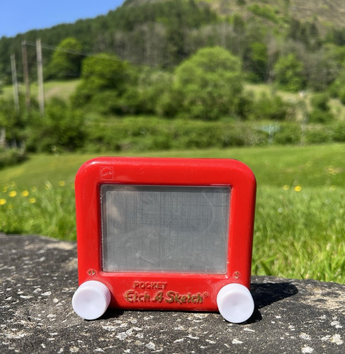 Vintage pocket etch - a, sketch