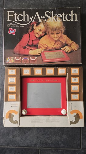 Vintage etch sketch - etch-a-sketch, boxed