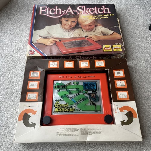 Etch sketch vintage - etch-a-sketch,