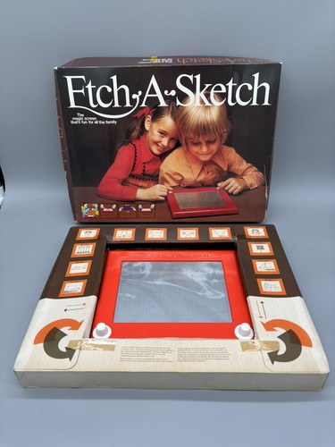 Vintage etch sketch - etch, a