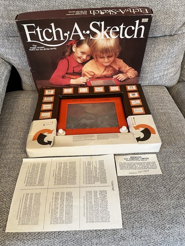 Vintage etch sketch - sketch, 1970’s