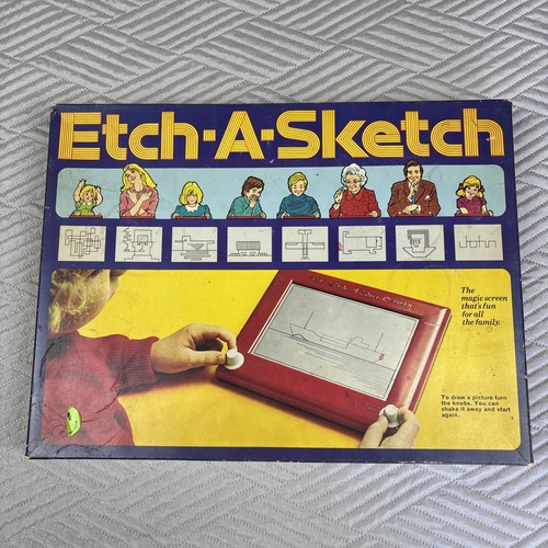 Vintage etch sketch - etch, a