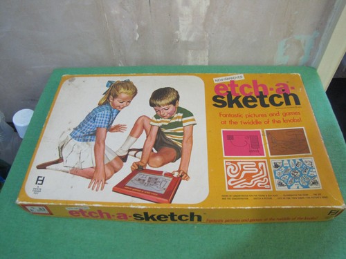 Vintage etch sketch - vintage, etch-a-sketch