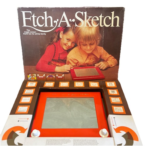 Vintage etch sketch - vintage, a