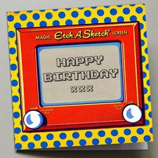 Birthday Card - Etch A Sketch