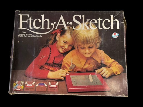 Vintage etch sketch - vintage,