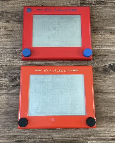 Vintage etch sketch classic - etch,