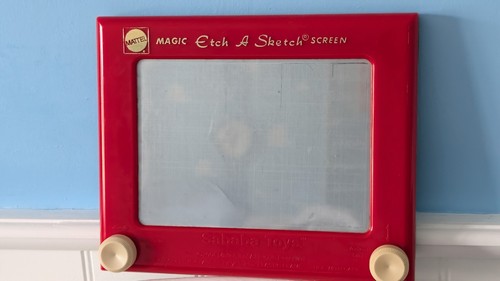 Mattel magic etch sketch - etch,